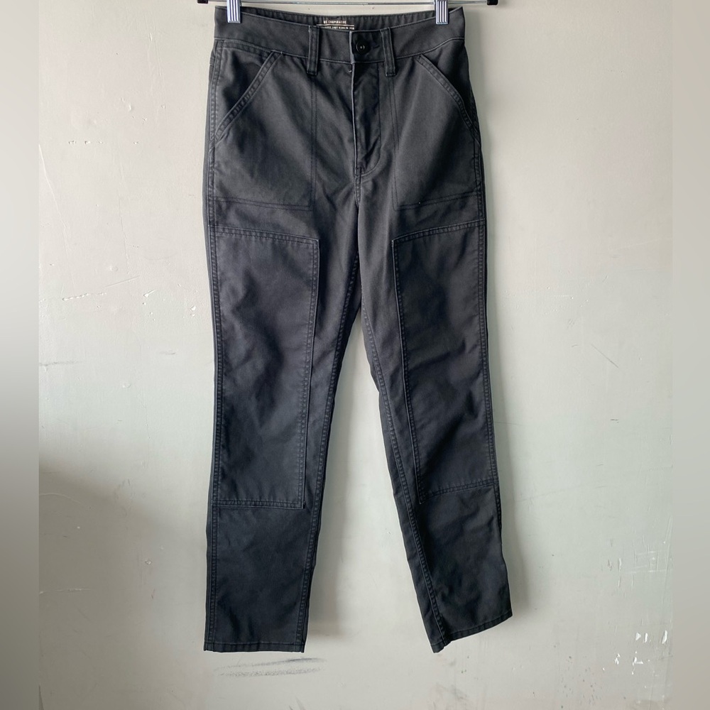 REI COOPERATIVE Gray Women's TRAILSMITH Canvas Straight Leg Utility Pants 2